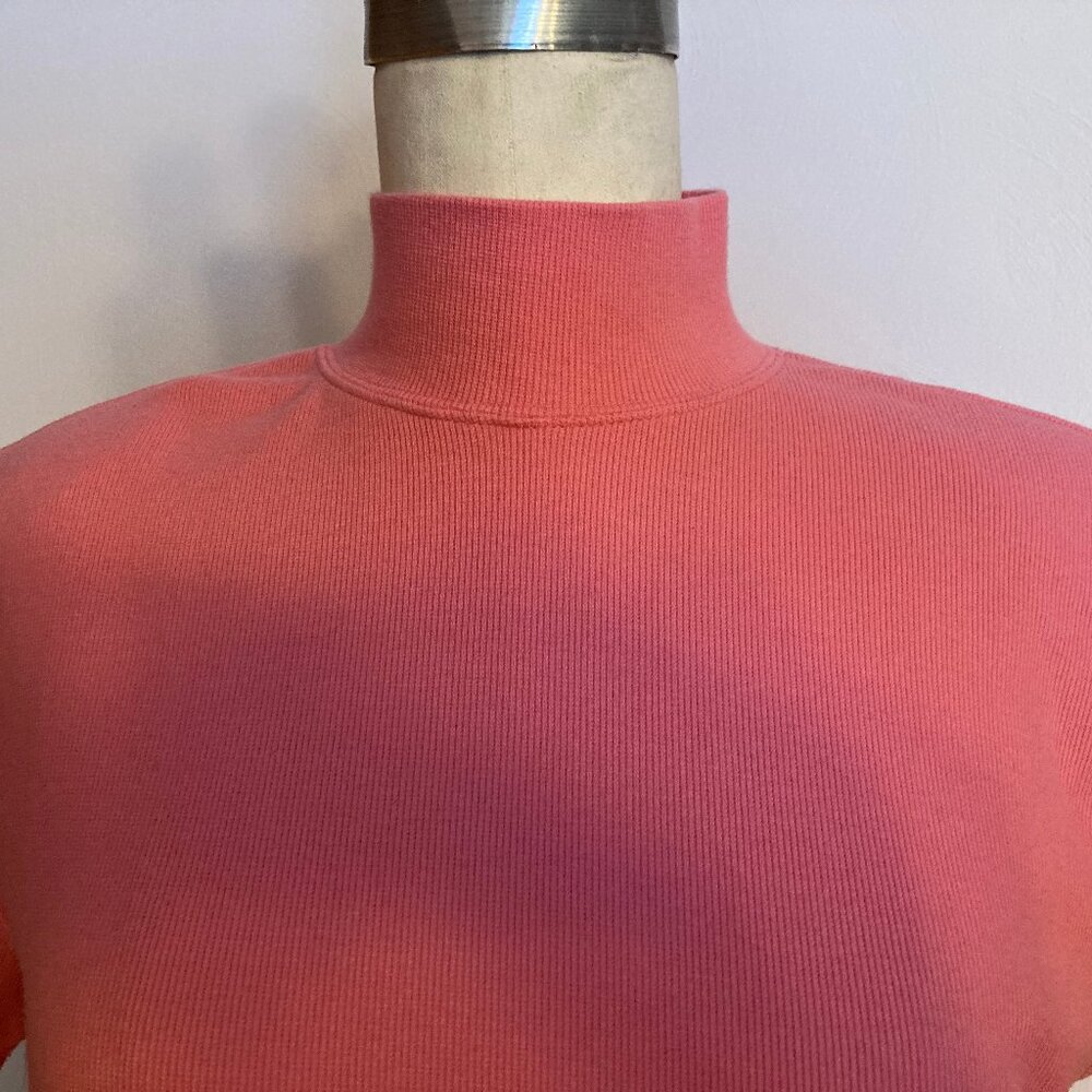 Karen Scott Bundle Mock Neck Pink Crew Neck Black Short Sleeve Tops - Picture 5 of 13